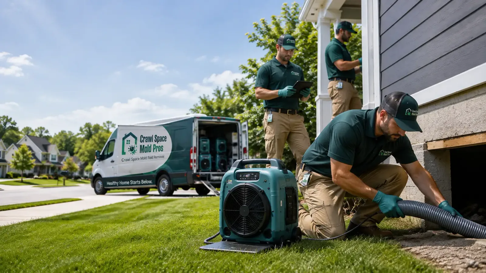 Crawl Space Mold Removal in Marion, IA